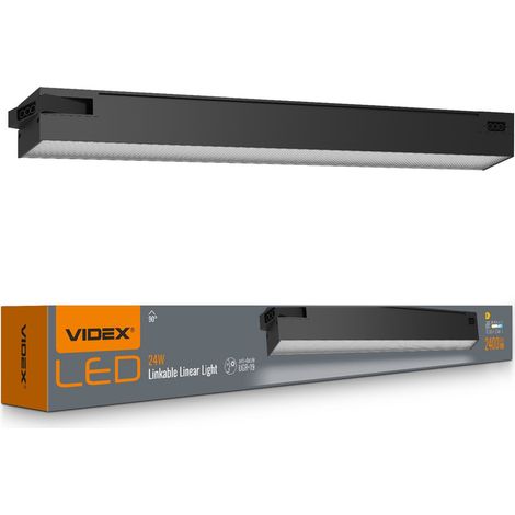 LED-Modul-Deckenleuchtensystem 60 cm Linear 24W 2400lm 5000K Videx (1/5)