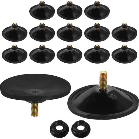 15 crochets à vis - M6 - noir - pour suspension et plafond (1/5)