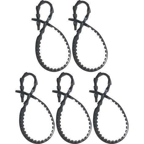 Sangles pour arbres, attaches torsadées robustes et flexibles pour plantes, système de tuteurage réutilisable 5 fois, outil d'attache solide pour arbustes, réglable et résistant, idéal pour le jardina (1/4)