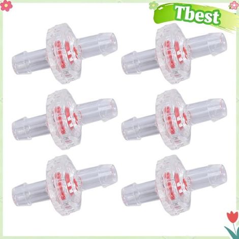 Tbest Clapet anti retour 10Pcs Check Valve PP Plastique Résistant à L'usure Pour Arrêter L'Eau quincaillerie retour (1/5)