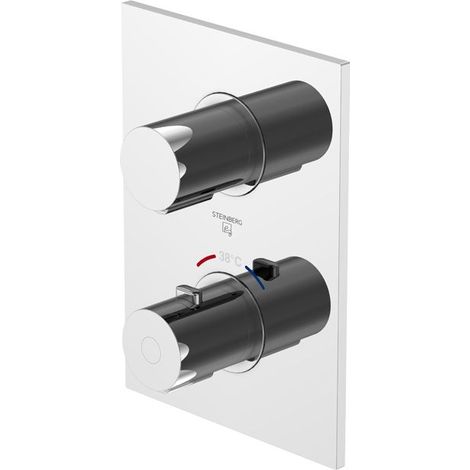 Steinberg Fertigmontageset für Unterputzthermostat 120 4102 1, chrom (1/3)