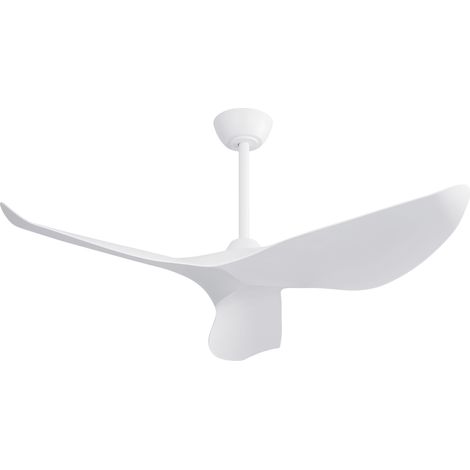 Ventilatore da soffitto senza luce 38 pollici 96,5 cm DC reversibile con telecomando bianco (1/5)