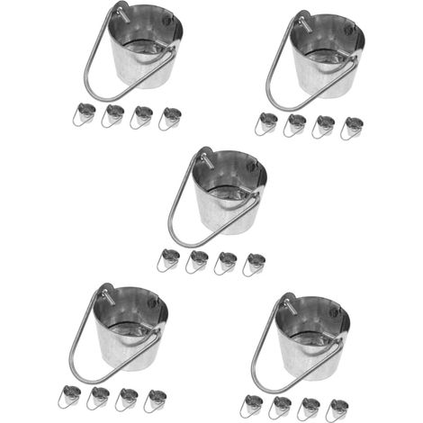 5 Sätze Eimermodell Mini Wasser Puppe Eimer Zarter Kleiner Kleine Eimerfigur Dekorativer (1/5)