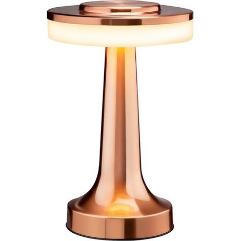 Lampe de Bureau - MAX EXCELL - MaxExcell - LED Tactile - Rose Gold - Rechargeable USB-C (1/5)