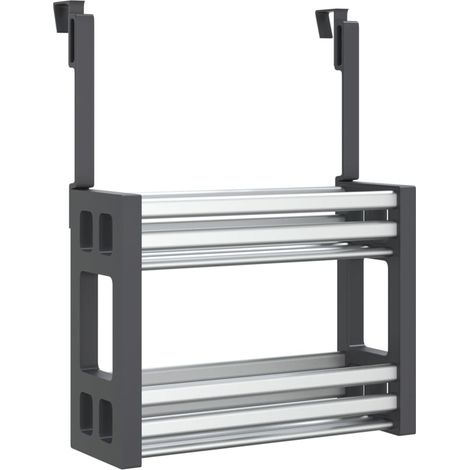 Maison Exclusive - Organizer Sotto Lavello 34x12x26 cm in Alluminio