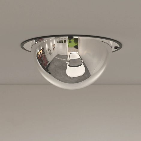 Miroir de signalisation entièrement incurvé Ø30 cm acrylique (1/5)