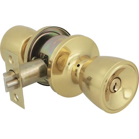 Poignée de porte - Loquet d'entrée 60/70 mm - Avec serrure intérieure - Pour portes en bois de 35 à 45 mm d'épaisseur Système anti-carte (1/5)