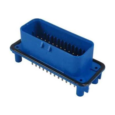 Connettore AmpSeal femmina 35 vie blu da circuito stampato con pin dorato