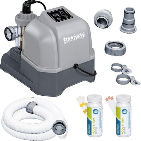 Generador de cloro para piscinas Bestway 58775 Hydrogen Flowclear de 12 G/H