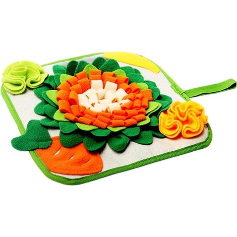 Tapis de Fouille pour Lapin  Jeux De Puzzle Interactifs Et Enrichissants  Tapis Fouille Bunny  pour Cage Animaux Entraînement Jeux Maison (1/5)