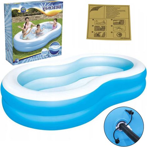Gartenpool Schwimmbecken Familienpool Aufblasbarer Gartenpool 262x157x46 (A16) D582