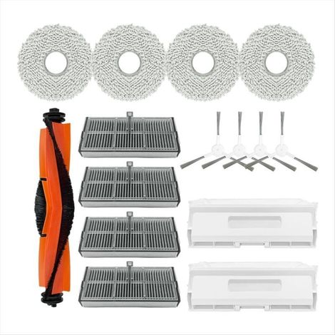 15-teiliges Ersatzteilset für H40/D101CN, inklusive Bürste, Filter, Staubbeutel, Reinigungstuch, wichtigem Zubehör und verbesserter Reinigungsleistung. (1/4)