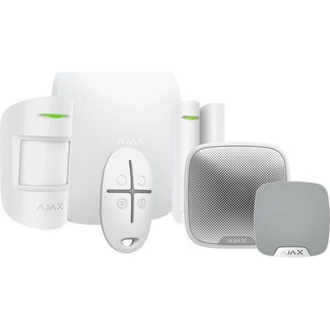 Ajax Kit antifurto wireless Bianco HUB2 GSM(4G) + SENSORE + CONTATTO + SIRENE - 51174 - 42964