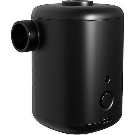 Pompe électrique 2 en 1 portable sans fil rechargeable par USB, gonfleur et dégonfleur, mini pompe à air avec 4 embouts pour matelas (1/4)