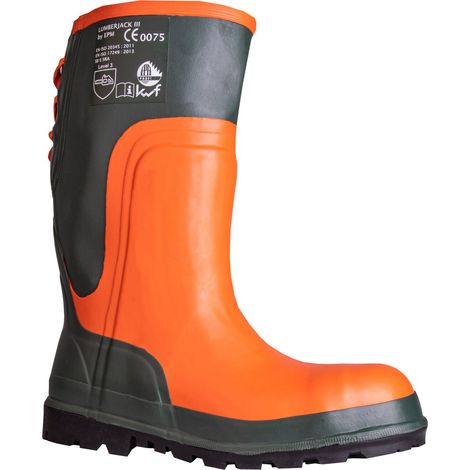 Hase Lumberjack Forstgummistiefel aus Naturkautschuk Größe 41