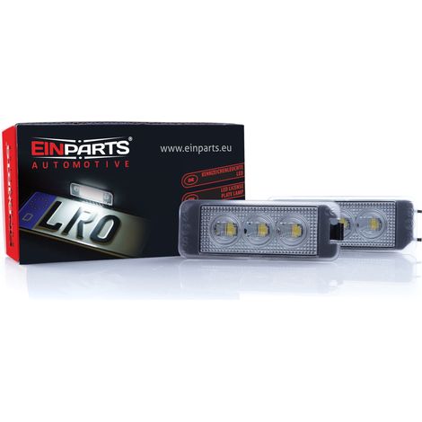 LED-Kennzeichenbeleuchtung 6000K Kaltweiß 12V CANBUS für Porsche, Seat, Skoda, VW (1/4)