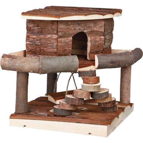 Natürliches Wohnspielhaus Ida 19x20x19cm (1/2)