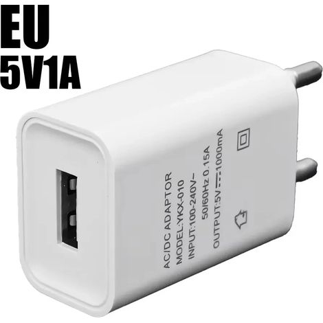 Chargeur USB universel 5V 2A QC3.0 à charge rapide pour iPhone et Android (1/5)