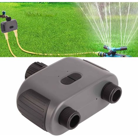 G3/4 Zweikanal-Bewässerungsuhr-Set mit Graffiti Smart Bluetooth-Gateway für Fernsteuerung und Programmierung, 100–250 V, europäischer Standard (1/5)