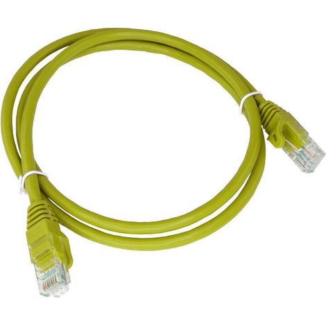 Cable de conexión U/UTP cat.6 PVC 3,0 m amarillo alantec (1/2)