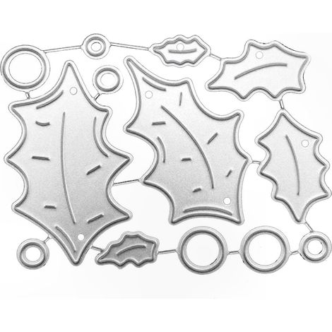 Stanzformen-Set in Ahornblattform, Scrapbooking-Zubehör für Fotoalben, Bastelbedarf, Verzierungen für Tagebücher und Notizbücher, dekorative Schablone, Stempelset (1/5)