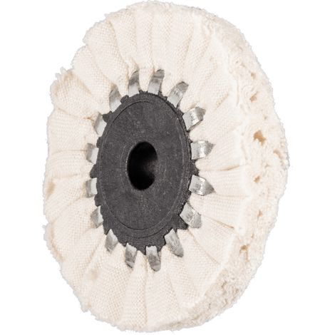 PFERD TOOLS Tuchring TR weich Ø 50x10mm Bohrung-Ø 6 mm für Hochglanzpolitur mit Polierpaste 5 Stk (1/4)