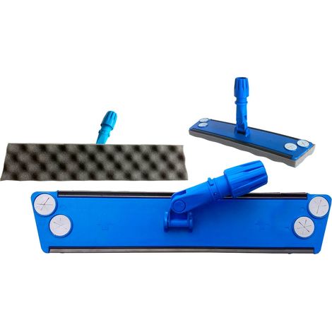 Balai trapèze plastique Classic 60 CM semelle mousse + Manche 140cm