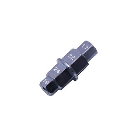 Axe de Roue Avant Moto,Clé pour Axe de Roue,Clé pour Axe de Roue de Moto,Douille Speciale Moto,Axe Hexagonal,Axe de Roue Moto,Axe de Roue Avant (Argent) (1/5)