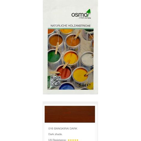 Osmo Decking Oil - Bangkirai Dark - Sample 5ml