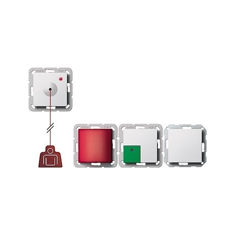 Gira Set di chiamata d'emergenza System 55 Bianco puro [291403], 2914 03