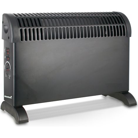 MaxxHome Calentador Eléctrico de Convección - Convector - Calefacción - Radiador - Turbo Ventilador - 2000W - Blanco (1/5)