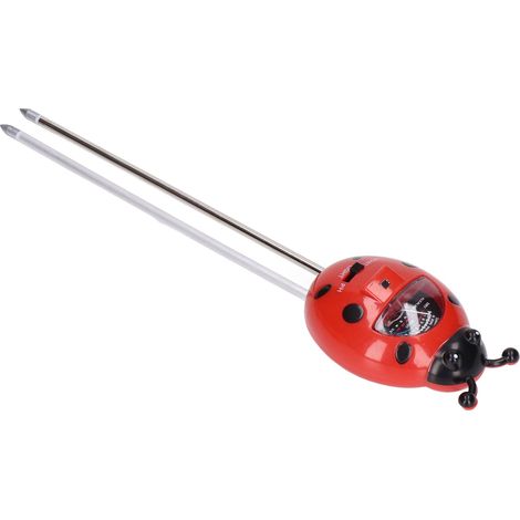 3-in-1 Bodentester-Set: Feuchtigkeits- und pH-Meter im Marienkäfer-Design, Säuremesser für Pflanzen, Blumen und Garten (1/5)