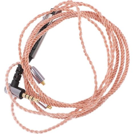 1 câble de réparation pour écouteurs, prise 3,5 mm, cuivre sans oxygène, PVC flexible, longueur allongée, transmission audio claire (1/5)