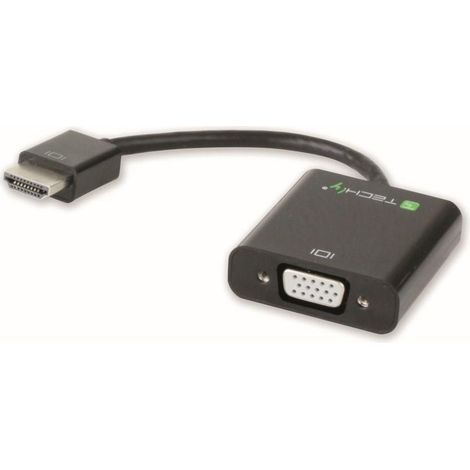 Techly Cavo Convertitore Adattatore da HDMI a VGA con Micro USB e Audio (1/5)