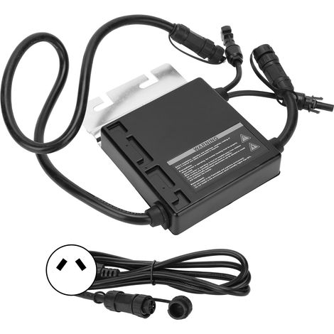 Micro-onduleur solaire 260W AC220V, convertisseur de courant push-pull, sortie prise AU, micro-inverseur réseau pour panneaux solaires, type à contre-réaction, tension 220V, connecteur australien (1/5)