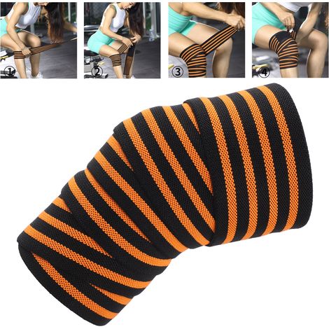 Bandage de genou ajustable pour sport, course et randonnée - Soutien compressif rotulien (1/5)