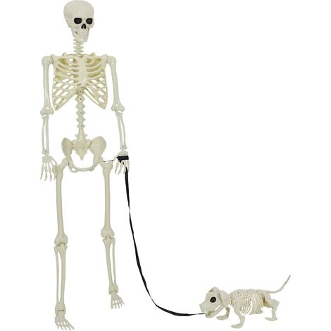 Squelette de décoration Halloween 2 pcs Blanc Polypropylène CFW492347 (1/5)
