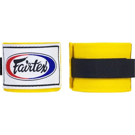Bandes de boxe Fairtex HW2 jaunes 4,5 m