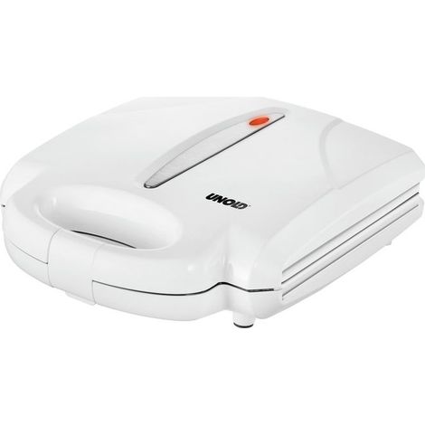Unold Piastra per Waffle 1400W Acciaio Inossidabile-Bianco