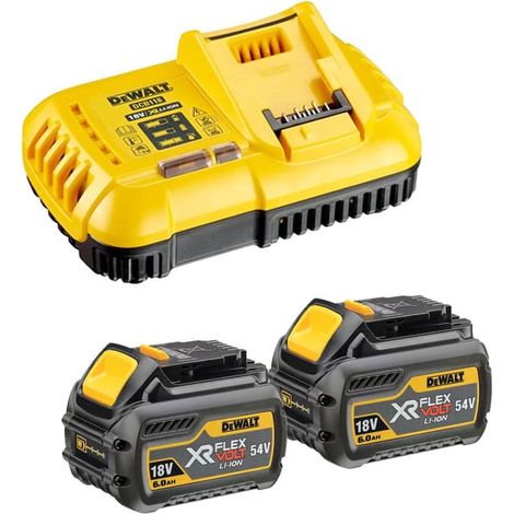 DeWalt starter set FlexVolt DCB118T2-QW 2x 6.0 DCB546 e 1x caricatore DCB118 (1/10)