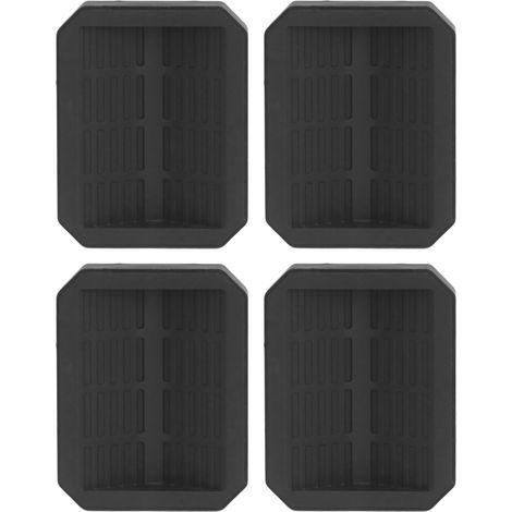 [Protecteur de roues de meubles] 4x Sabots Fixateurs Anti-Vibrations pour Roues de Fauteuil/Bureau, Protection Sol Durable et Design Ergonomique (1/4)