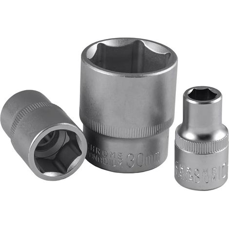 Chiave a bussola jbm 1/2 15 mm design 6 punti alta resistenza coppia