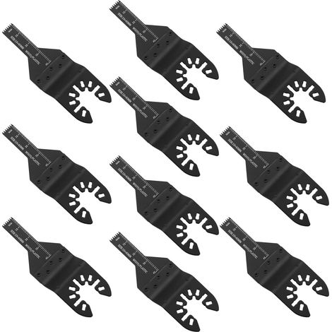 10 Pièces 90x10mm de Large Lames Multi-outils Oscillantes Jeu de Lames de Scie à Bois Compatible avec 90x10mm Compatible avec 90x10mm Compatible avec 90x10mm (1/5)