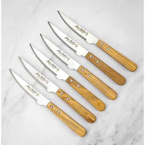 set di 6 coltelli da griglia - CB10A79SC16311 - Jean Dubost