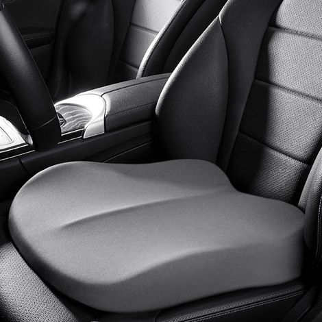 Weiches Autositz-Sitzkissen – Ergonomisches Mehrzweck-Sitzkissen (Grau) (1/4)