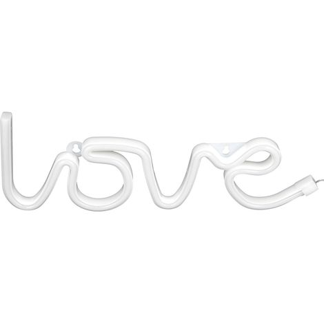 Lampe de table néon LED pour chambre, bar, décoration de fêtes, veilleuse, alimentée par USB ou piles, option de couleur chaude. (1/5)
