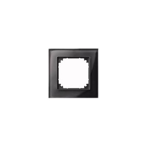 Cornice interruttore Merten 1fach Rahmen System M nero