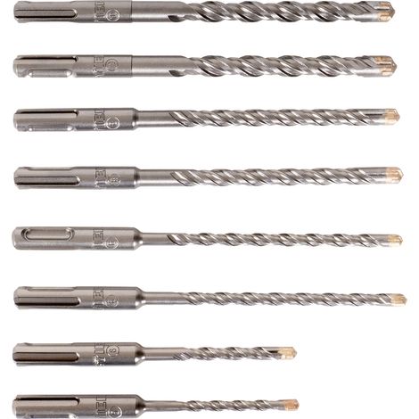 STIER Hammerbohrer-Set Premium SDS-plus 8-tlg.