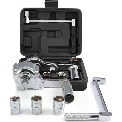 Kit d'extracteurs d'écrous de roue, clé dynamométrique renforcée, pour écrous de roue 17, 19 et 21 mm (1/4)