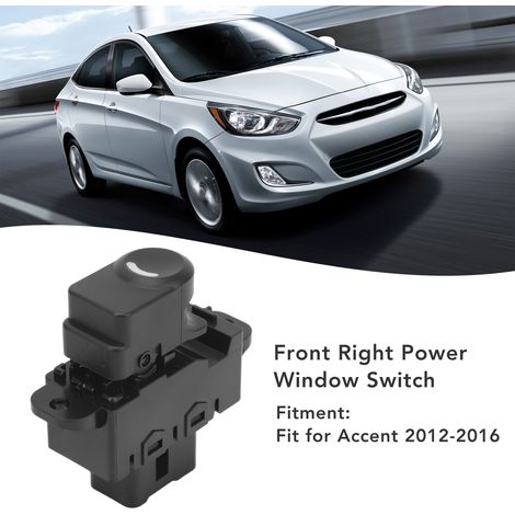 Bouton de Commande Électrique pour Vitre Avant Droite - Modèle 93580 1R000 - Compatible Hyundai Accent 2012-2016 - Installation Directe (1/5)